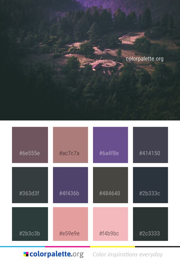 Nature Sky Mountain Color Palette