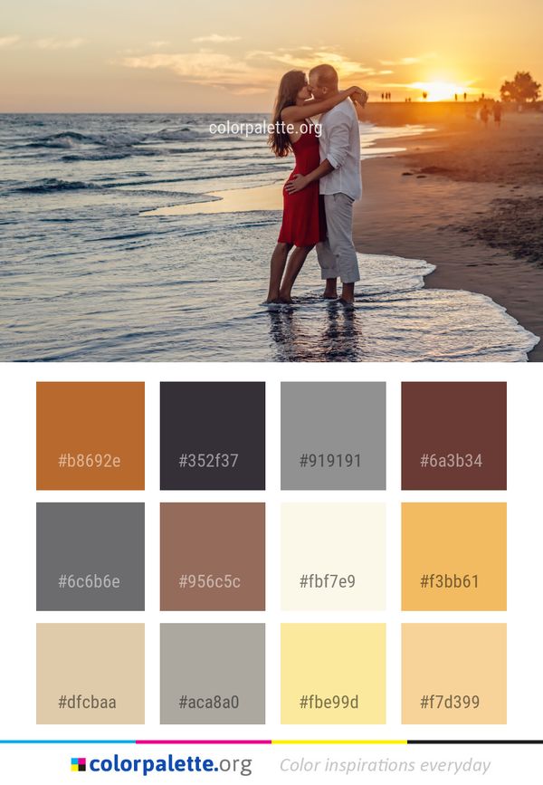 Photograph Sea Sky Color Palette