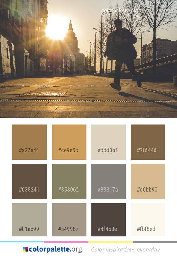 Sky Urban Area Sun Color Palette