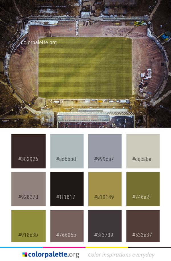Sport Venue Structure Stadium Color Palette
