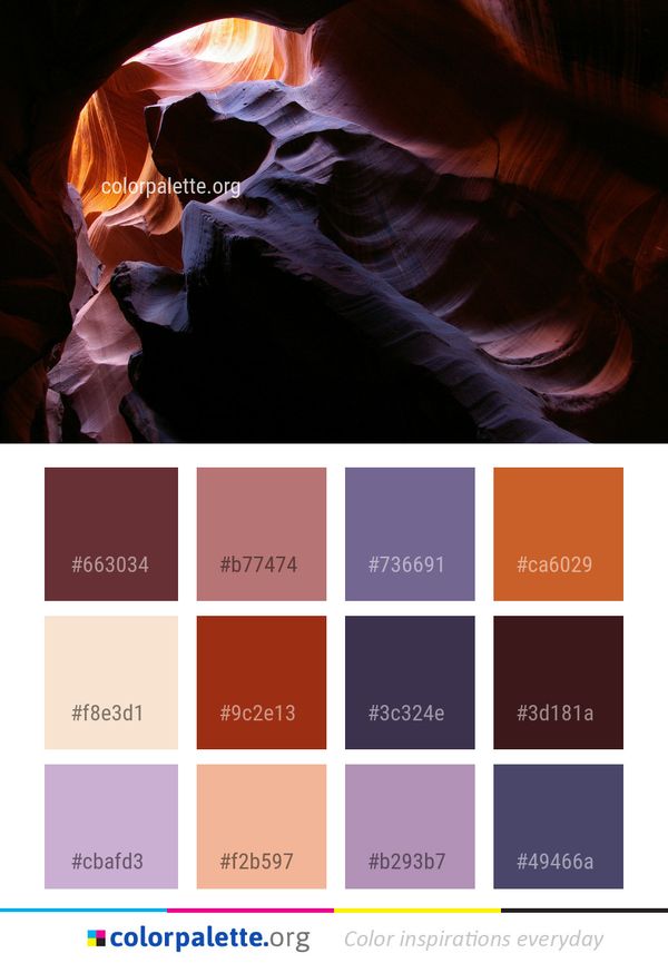 Darkness Light Flame Color Palette