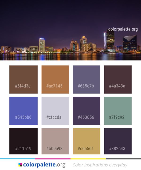 Metropolitan Area Cityscape City Color Palette