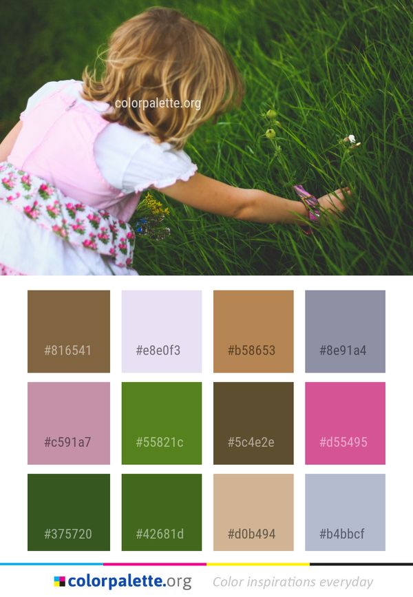 Nature Green Child Color Palette