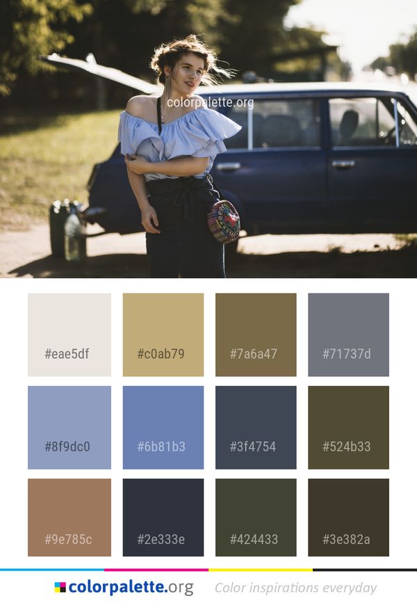 Car Vehicle Photography Color Palette