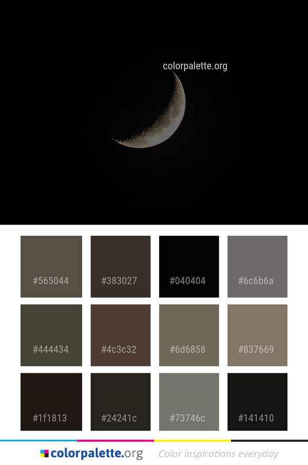 Moon Crescent Sky Color Palette