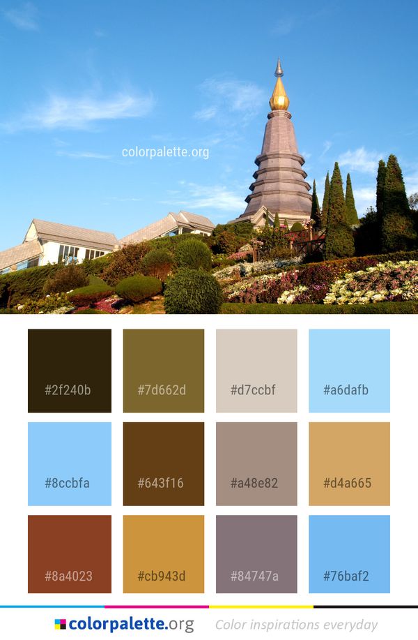 Sky Landmark Historic Site Color Palette