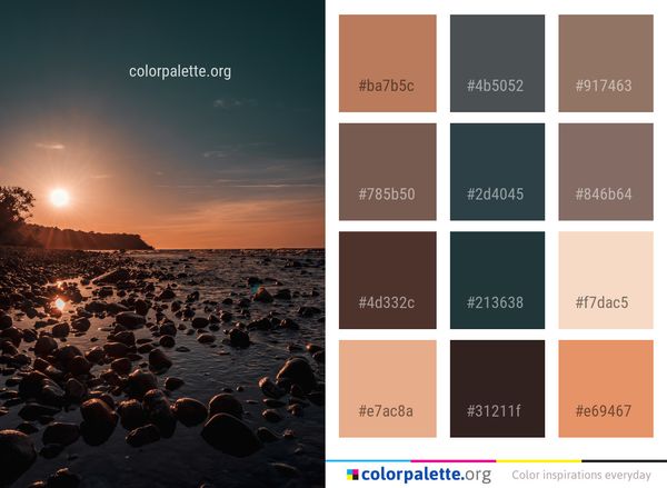 Sky Sea Horizon Color Palette