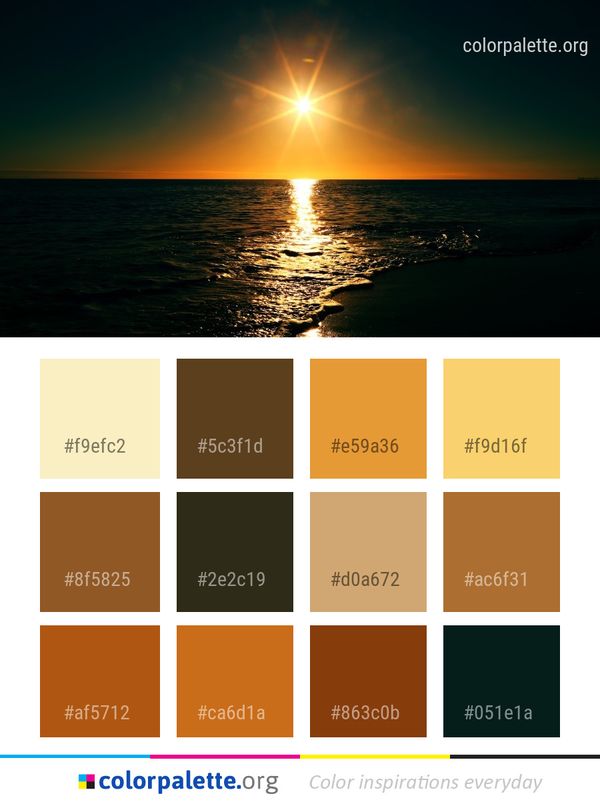 Horizon Sea Sky Color Palette