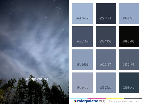 Sky Atmosphere Nature Color Palette