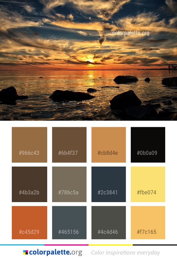 Sky Sea Horizon Color Palette