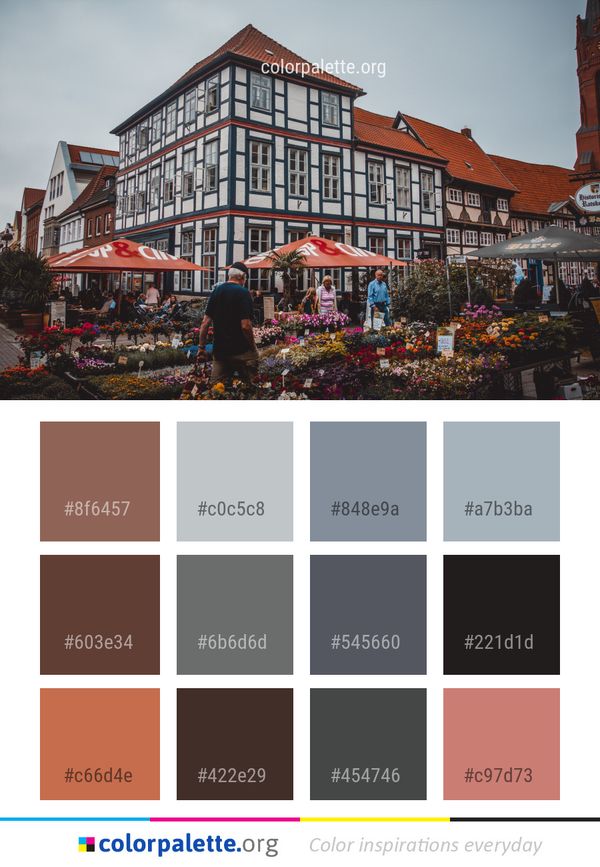 City Town Marketplace Color Palette