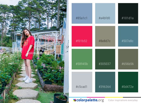 Clothing Plant Garden Color Palette