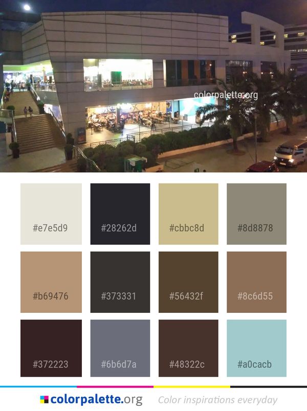 Shopping Mall Mixed Use Building Color Palette