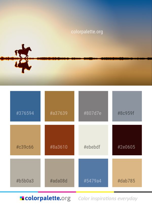 Sky Water Sunrise Color Palette