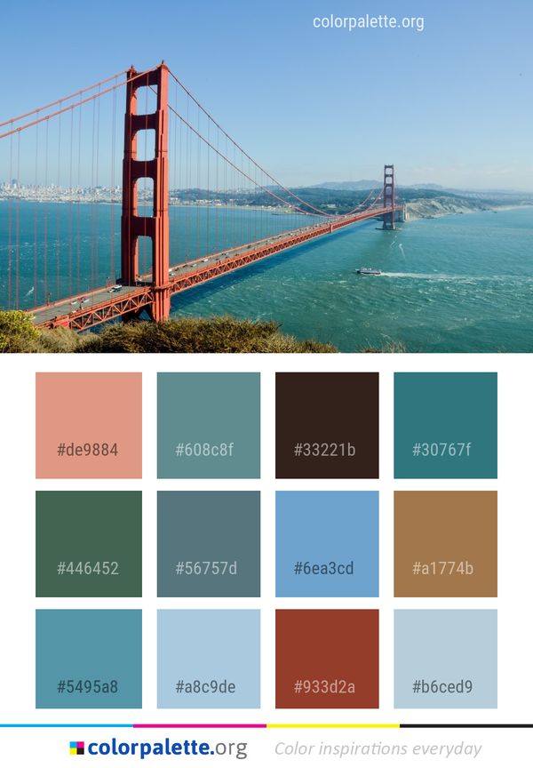 Bridge Suspension Fixed Link Color Palette