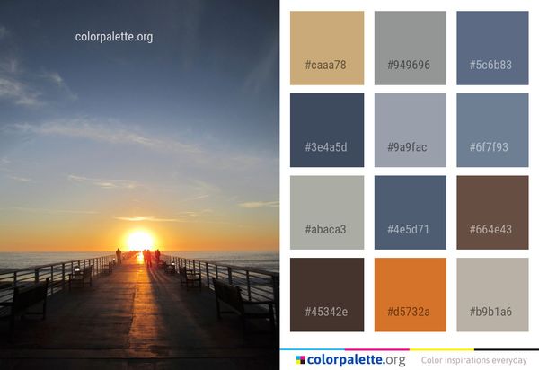 Horizon Sea Sky Color Palette