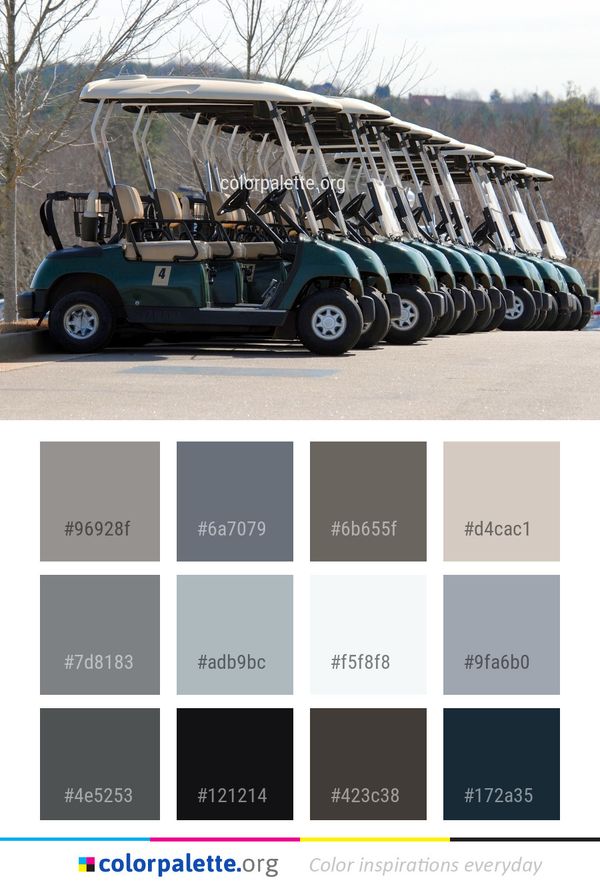 Motor Vehicle Transport Color Palette