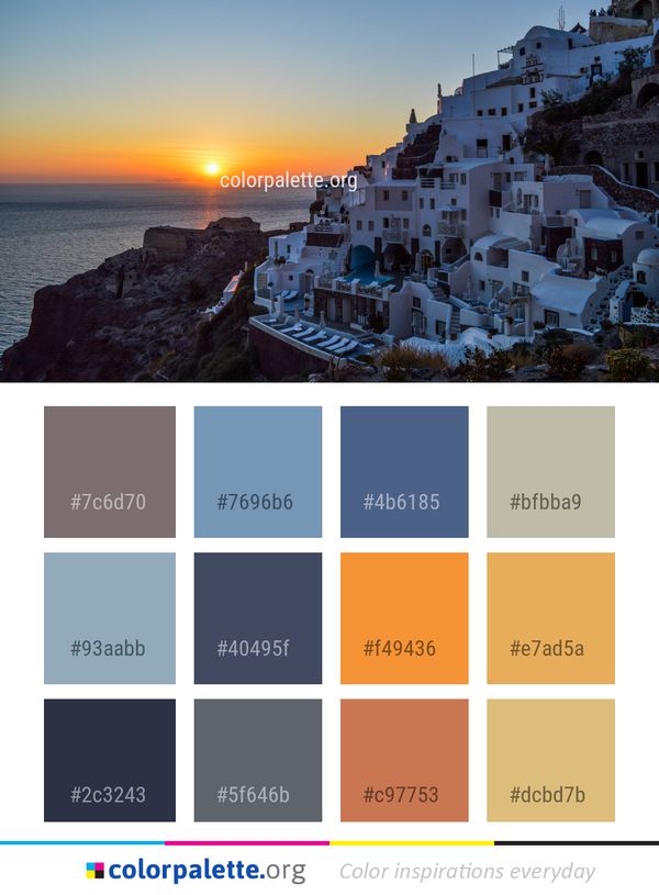 Sea Sky Town Color Palette