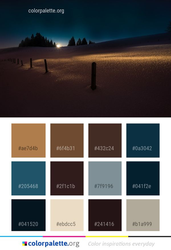 Sky Atmosphere Horizon Color Palette