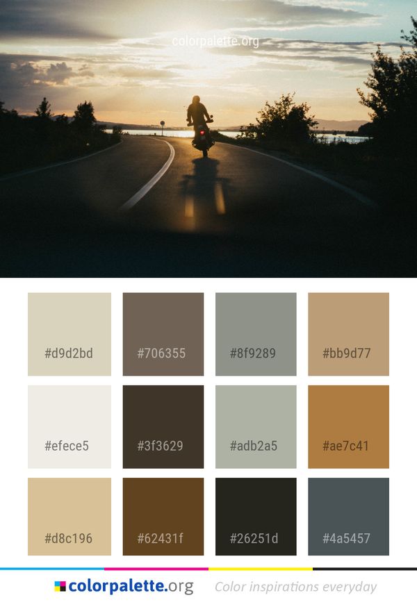 Sky Cloud Sunset Color Palette