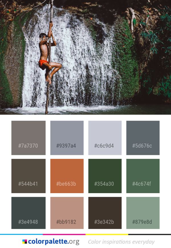 Water Nature Feature Color Palette