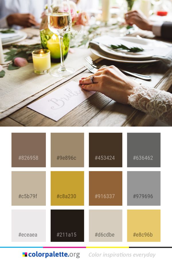 Brunch Table Meal Color Palette