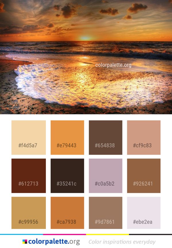 Horizon Sky Sea Color Palette