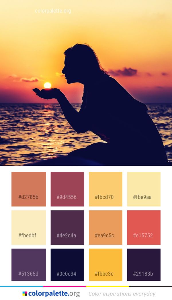 Sea Sky Water Color Palette