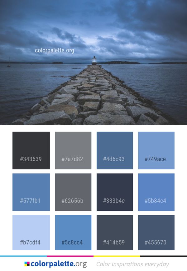 Sky Horizon Sea Color Palette