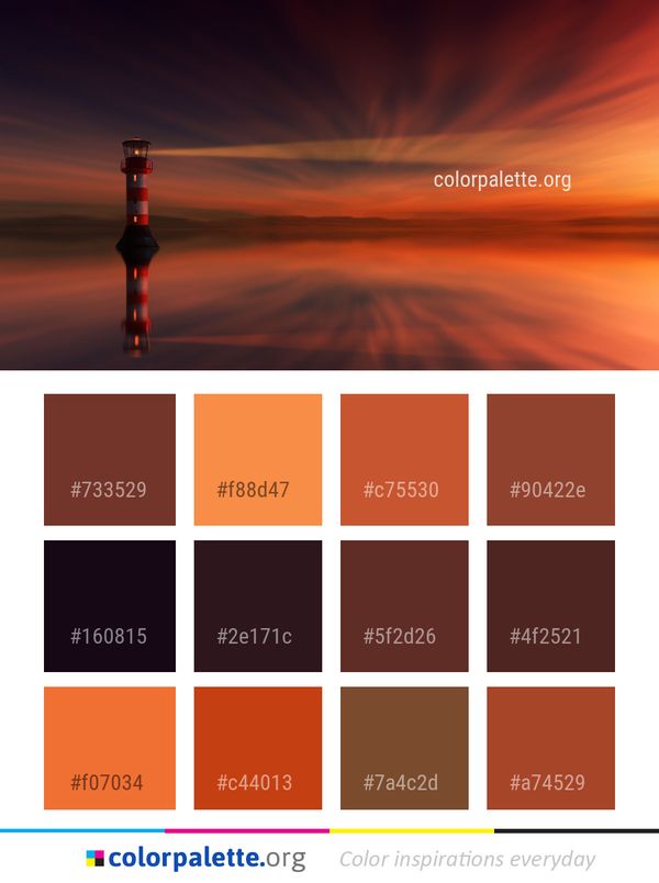 Sky Reflection Horizon Color Palette