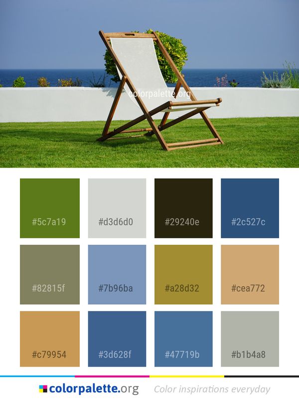 Sunlounger Outdoor Furniture Color Palette