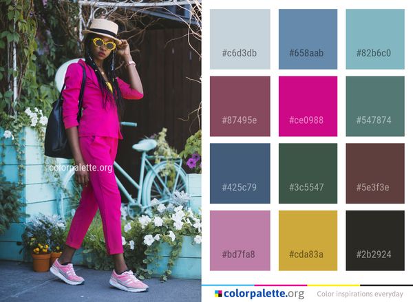 Pink Purple Fashion Color Palette