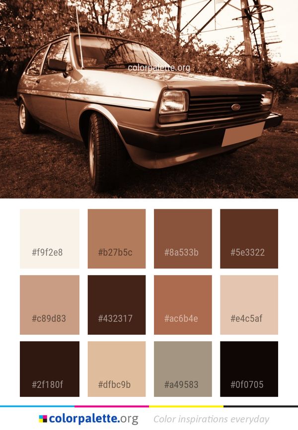Car Vehicle Motor Color Palette
