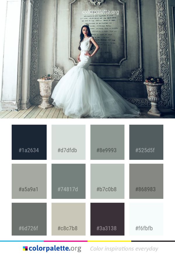 Gown Wedding Dress Bridal Clothing Color Palette