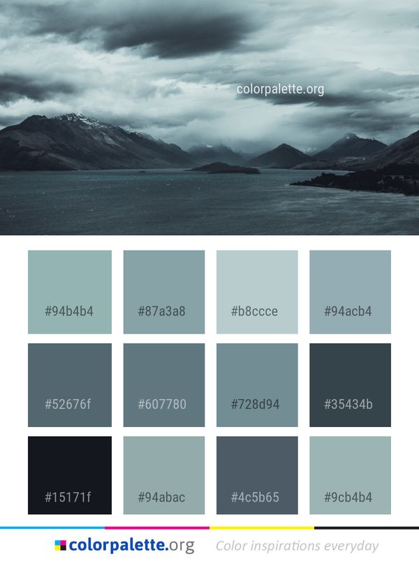 Sky Cloud Highland Color Palette