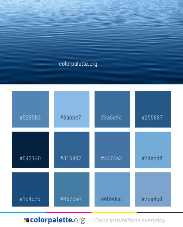 Water Blue Sea Color Palette