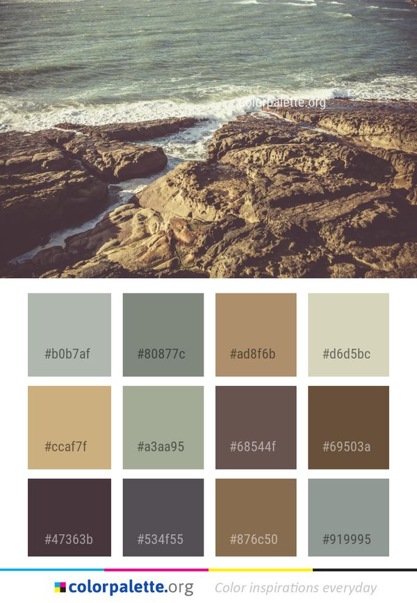 Body Of Water Sea Coast Color Palette