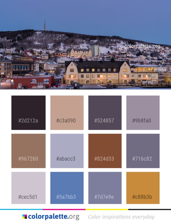 Town City Sky Color Palette