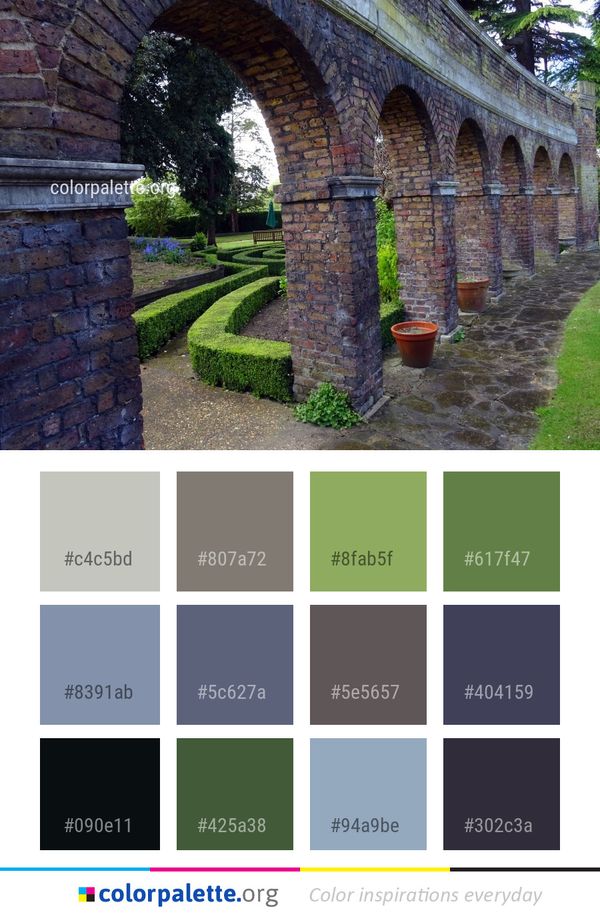 Wall Arch Grass Color Palette