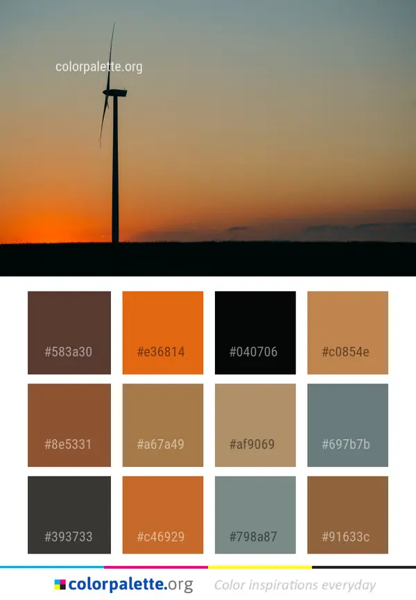 12 Sunset Color Palettes preview 6