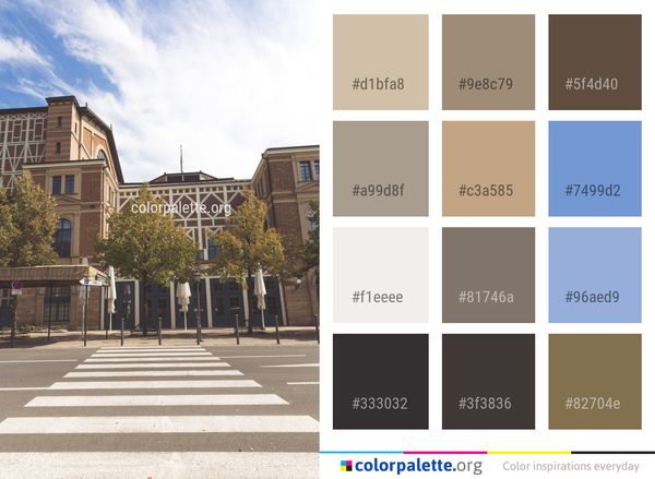 Landmark Town Building Color Palette