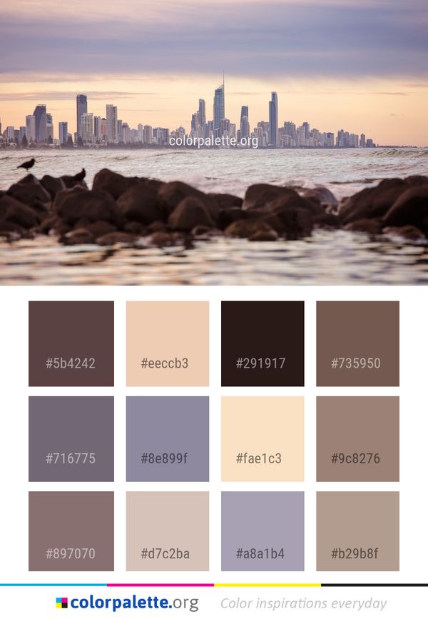 Sea Skyline Sky Color Palette