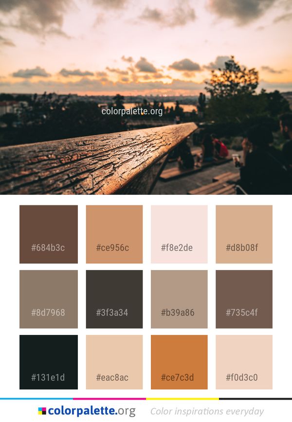 Sky Cloud Horizon Color Palette