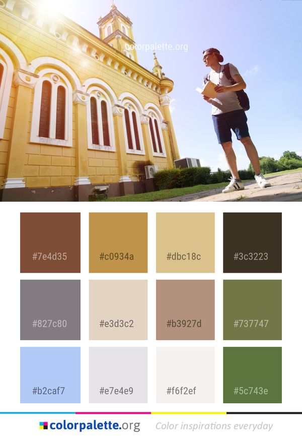 Sky Recreation Tourism Color Palette
