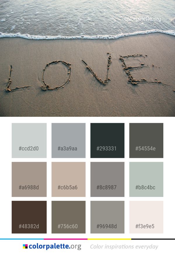Water Sand Shore Color Palette