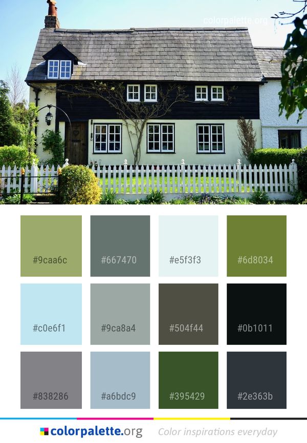 House Property Cottage Color Palette