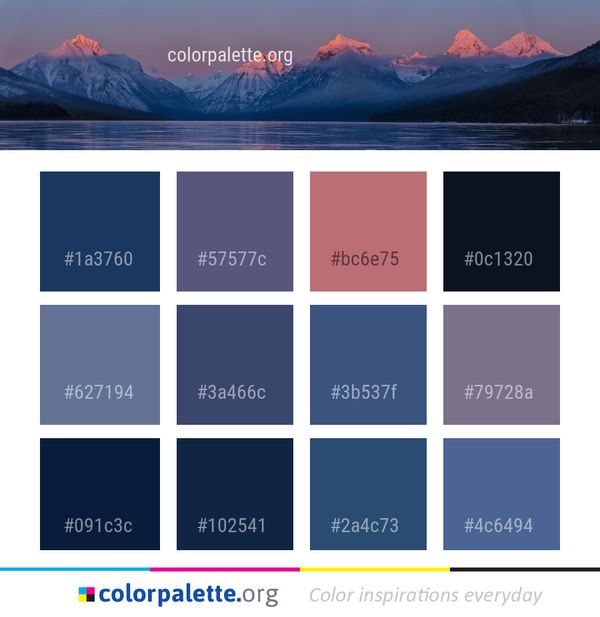 Nature Sky Mount Scenery Color Palette