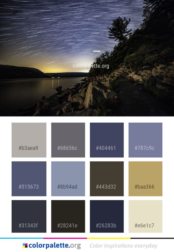 Nature Water Sky Color Palette