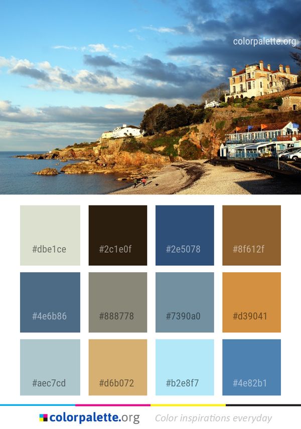 Sky Coast Sea Color Palette