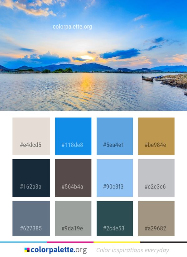 Sky Nature Loch Color Palette
